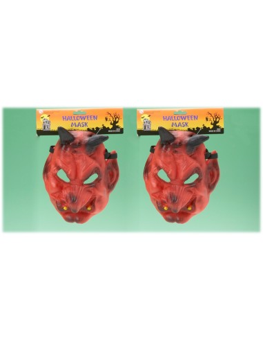 Maschera pvc diavolo Halloween
