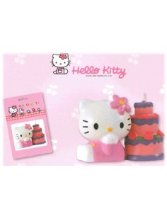 Candela cera 3D torta Hello...