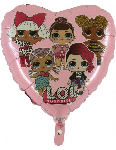 Pallon mylar cuore 18" Cm. 45 Lol...