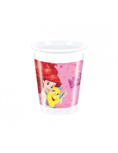 Bicchieri plastica Principesse -...