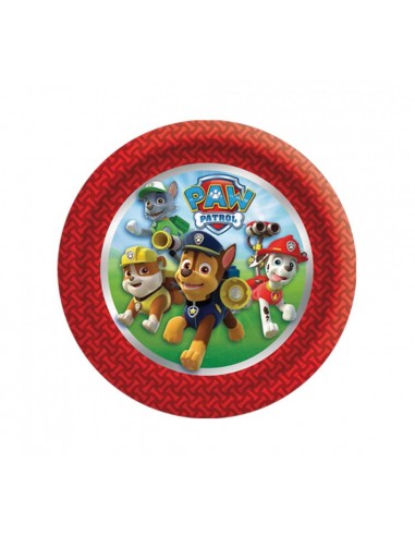 Piatti carta Cm. 18 Paw Patrol -...