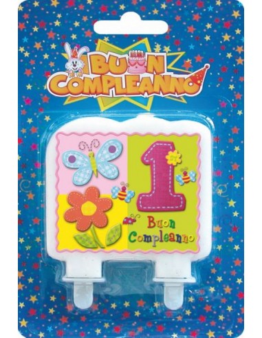 Candelina per torta Primo compleanno...