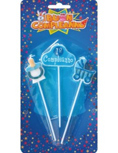 Candeline per torta Primo...