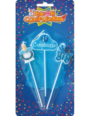 Candeline per torta Primo compleanno...
