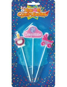 Candeline per torta 1°...