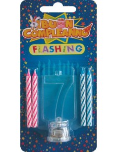 Numero led flashing per...