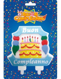 Candelina per torta Buon...
