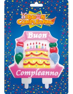 Candelina per torta Buon...