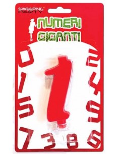 Candelina numero gigante...