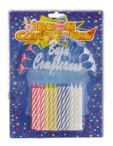 Candeline per torta classiche con...