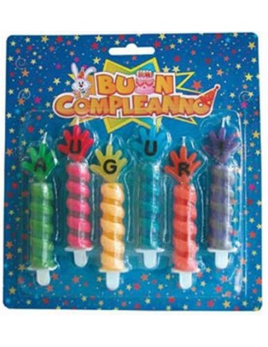 Candeline per torta torciglione...