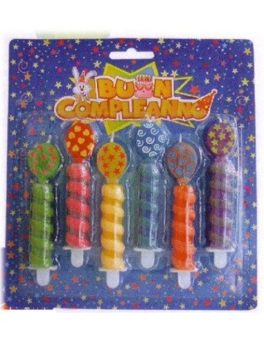 Candeline per torta torciglione...