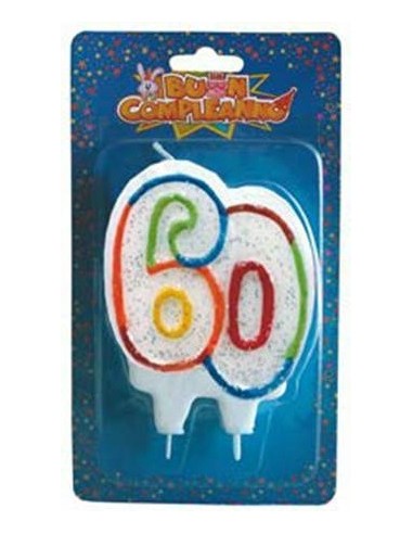 Candelina per torta numero 60...