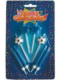 Candeline per torta calcio...