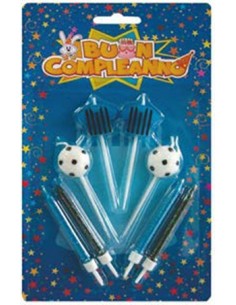 Candeline per torta calcio...