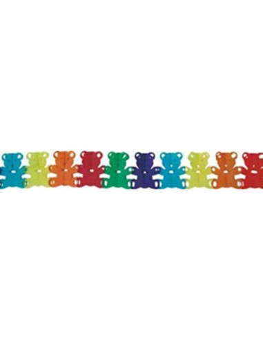 Festone carta multicolor Orsetto Cm....