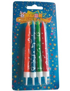Candeline per torta mezzo...