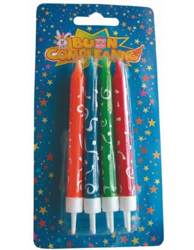 Candeline per torta mezzo stelo...