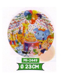 Piatti carta animali Cm. 23...