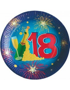 Piatti carta grandi 18 anni...