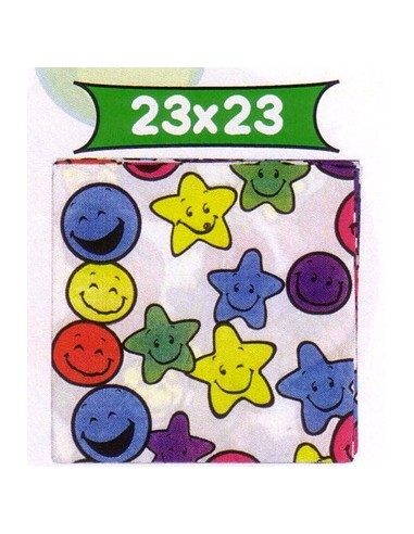 Tovaglioli carta smile cm. 23x23 -...