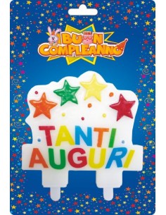 Candelina per torta Tanti...