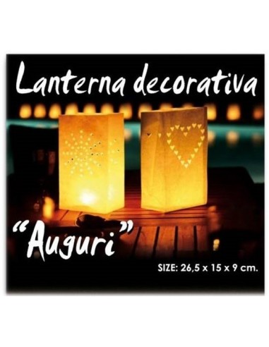 Lanterna decorativa in carta a...