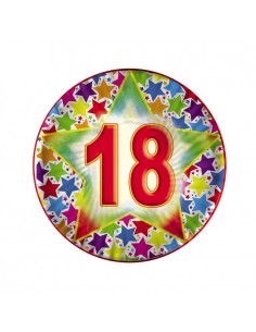 Piatti carta 18 anni Cm. 18...