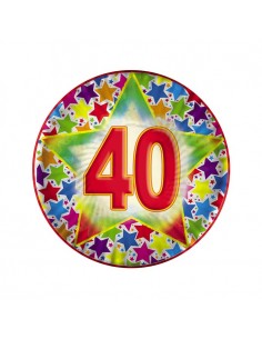 Piatti carta 40 anni Cm. 18...