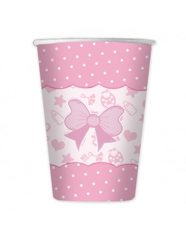 Bicchieri carta 200 cc. - Baby Girl...