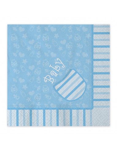 Tovaglioli carta cm. 33x33 - Baby Boy...