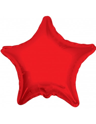 Palloncino mylar stella rossa cm. 45