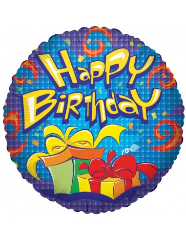 Palloncino mylar rotondo Happy...