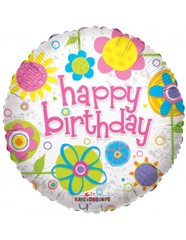 Palloncino mylar rotondo Happy...