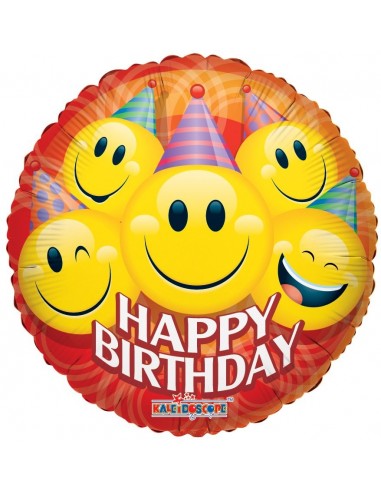 Palloncino mylar rotondo Happy...