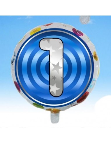 Palloncino mylar rotondo "Number" Cm....