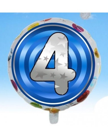 Palloncino mylar rotondo "Number" Cm....