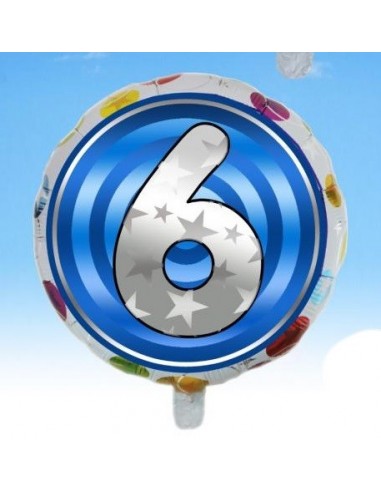 Palloncino mylar rotondo "Number" Cm....