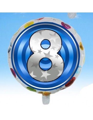 Palloncino mylar rotondo "Number" Cm....