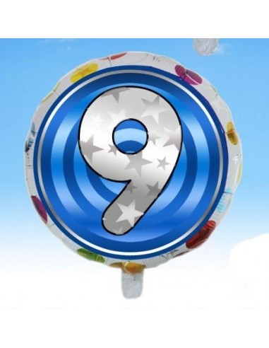 Palloncino mylar rotondo "Number" Cm....