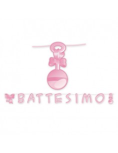 Festone scritta Battesimo...