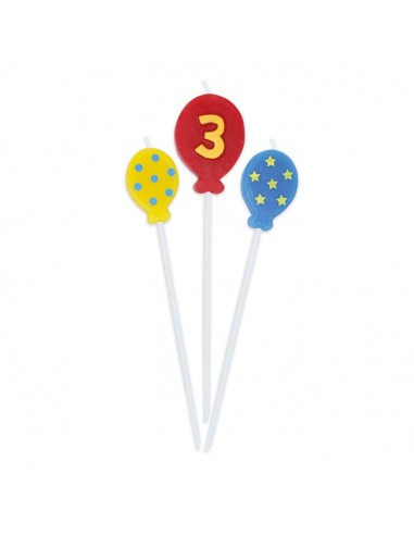 Candeline per torta palloncini con...