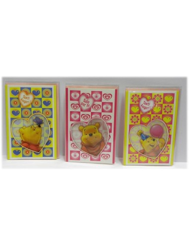 Biglietto auguri Winnie Pooh 100%...
