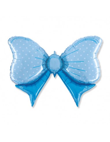 Palloncino mylar "Fiocco celeste" Cm....