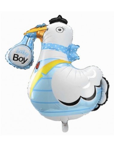 Palloncino mylar "Cicogna celeste"...
