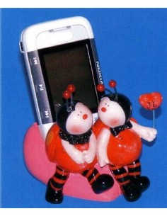 Portacellulare resina cuore...