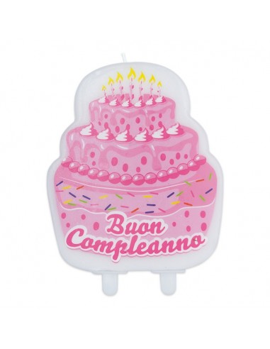 Candelina per torta sagomata Buon...