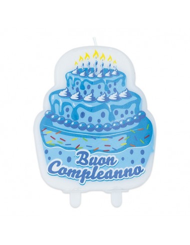 Candelina per torta sagomata Buon...