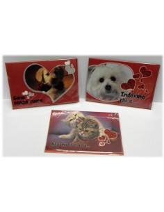 Biglietto auguri amore cani...