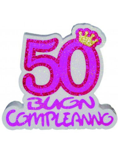 Scritta polistirolo sagomata 50 Anni...